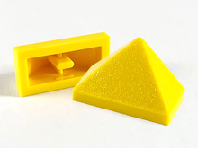 Plaatje in Gallery viewer laden, LEGO® los onderdeel Dakpan Algemeen in kleur Geel 3048c