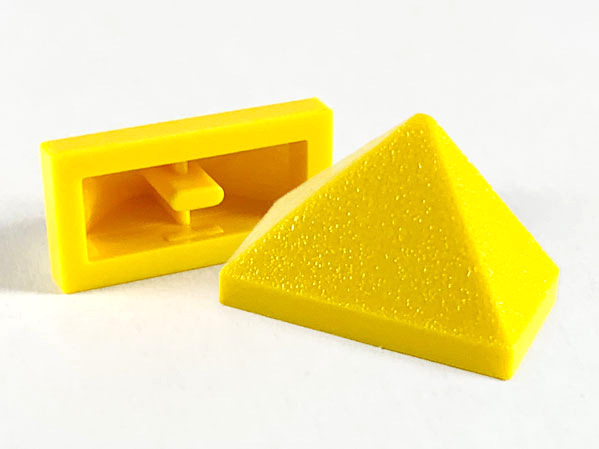 LEGO® los onderdeel Dakpan Algemeen in kleur Geel 3048c