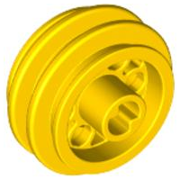 LEGO® los onderdeel Wiel in kleur Geel 2994