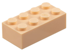LEGO® los onderdeel Steen in kleur Lichte Noga 3001