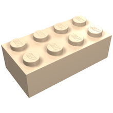 Plaatje in Gallery viewer laden, LEGO® los onderdeel Steen in kleur Lichte Noga 3001