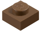LEGO® los onderdeel Plaat Algemeen in kleur Licht Bruin 3024