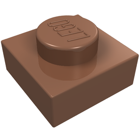 LEGO® los onderdeel Plaat Algemeen in kleur Licht Bruin 3024