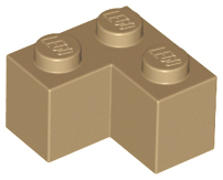 Plaatje in Gallery viewer laden, LEGO® los onderdeel Steen in kleur Donker Geelbruin 2357