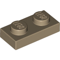 LEGO® los onderdeel Plaat Algemeen Donker Geelbruin 3023