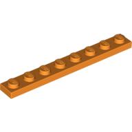 LEGO® los onderdeel Plaat Algemeen in kleur Oranje 3460