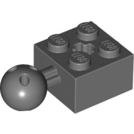 Plaatje in Gallery viewer laden, LEGO® Technische Steen Donker Blauwachtig Grijs 57909b