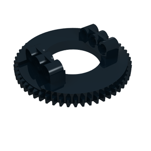 LEGO® los onderdeel Technisch in kleur Zwart 48168
