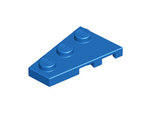 Plaatje in Gallery viewer laden, LEGO® los onderdeel Wig Plaat in kleur Blauw 43723