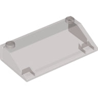 LEGO® los onderdeel Dakpan Algemeen Doorzichtig Zwart 58181