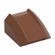 LEGO® los onderdeel Dakpan Gebogen in kleur Koper 30602
