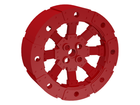LEGO® los onderdeel Wiel in kleur Rood 55817