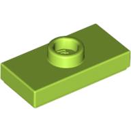Plaatje in Gallery viewer laden, LEGO® los onderdeel Plaat Aangepast in kleur Limoen 3794b