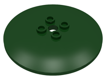 Plaatje in Gallery viewer laden, LEGO® los onderdeel Schaal in kleur Donkergroen 44375a