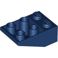 Plaatje in Gallery viewer laden, LEGO® los onderdeel Dakpan Omgekeerd Donkerblauw 3747a