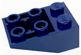 LEGO® los onderdeel Dakpan Omgekeerd Donkerblauw 3747b