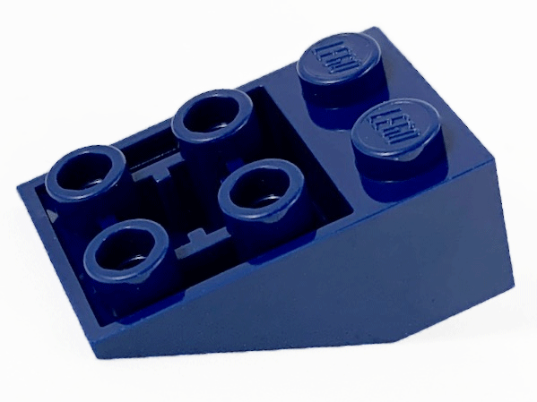 LEGO® los onderdeel Dakpan Omgekeerd Donkerblauw 3747b