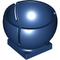 LEGO® los onderdeel Cilinder in kleur Donkerblauw 44358