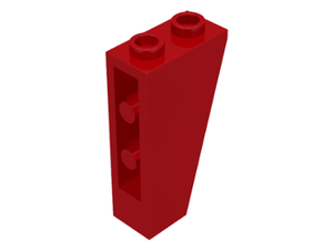 LEGO® los onderdeel Dakpan Omgekeerd in kleur Rood 2449