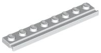 LEGO® los onderdeel Plaat Aangepast in kleur Wit 4510