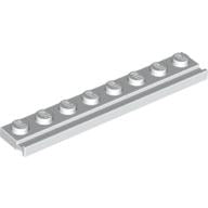 Plaatje in Gallery viewer laden, LEGO® los onderdeel Plaat Aangepast in kleur Wit 4510
