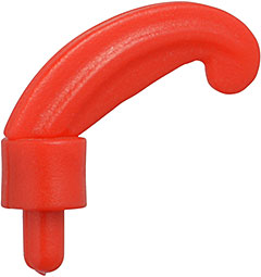 LEGO® los onderdeel Hoofddeksel Accessoire Rood 4502a