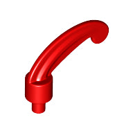 LEGO® los onderdeel Hoofddeksel Accessoire Rood 4502a