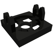 Plaatje in Gallery viewer laden, LEGO® los onderdeel Magneet in kleur Zwart 2609b
