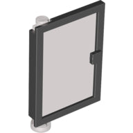 Plaatje in Gallery viewer laden, LEGO® los onderdeel Deur in kleur Zwart 73436c03