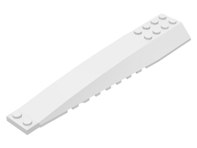 LEGO® los onderdeel Wig in kleur Wit 45301
