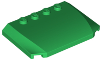 LEGO® los onderdeel Wig in kleur Groen 52031