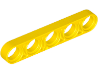 Plaatje in Gallery viewer laden, LEGO® los onderdeel Technische Hefbalk in kleur Geel 32017