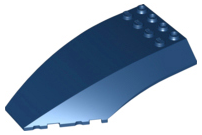 LEGO® los onderdeel Voorruit in kleur Donkerblauw 45705