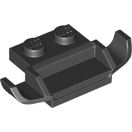 Plaatje in Gallery viewer laden, LEGO® los onderdeel Plaat Aangepast in kleur Zwart 50949