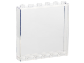 LEGO® los onderdeel Paneel in kleur Doorzichtig 59349