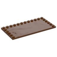 LEGO® los onderdeel Tegel Aangepast Roodachtig Bruin 6178