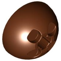 LEGO® los onderdeel Cilinder in kleur Roodachtig Bruin 44359