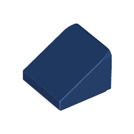 Plaatje in Gallery viewer laden, LEGO® los onderdeel Dakpan Algemeen Donkerblauw 54200