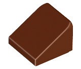 Plaatje in Gallery viewer laden, LEGO® los onderdeel Dakpan Algemeen Roodachtig Bruin 54200