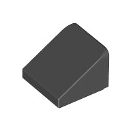 Plaatje in Gallery viewer laden, LEGO® los onderdeel Dakpan Algemeen in kleur Zwart 54200