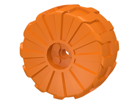 LEGO® los onderdeel Wiel in kleur Oranje 2515