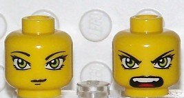 LEGO® los onderdeel Hoofd in kleur Geel 3626bpb0279