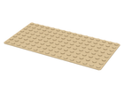 LEGO® los onderdeel Grondplaat in kleur Geelbruin 3865