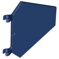 LEGO® los onderdeel Vlag in kleur Donkerblauw x1435