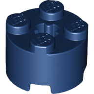 Plaatje in Gallery viewer laden, LEGO® los onderdeel Steen Rond in kleur Donkerblauw 3941
