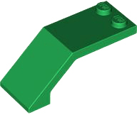 LEGO® los onderdeel Voorruit in kleur Groen 6070