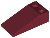 LEGO® los onderdeel Dakpan Algemeen Donkerrood 30363