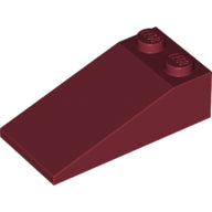 LEGO® los onderdeel Dakpan Algemeen Donkerrood 30363