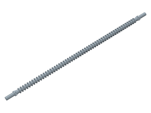 LEGO® los onderdeel Slang in kleur Parel Lichtgrijs 57539