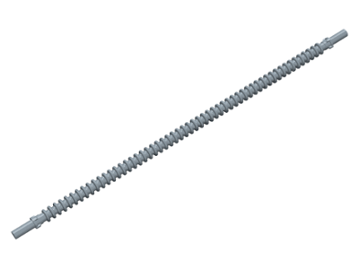 LEGO® los onderdeel Slang in kleur Parel Lichtgrijs 57539